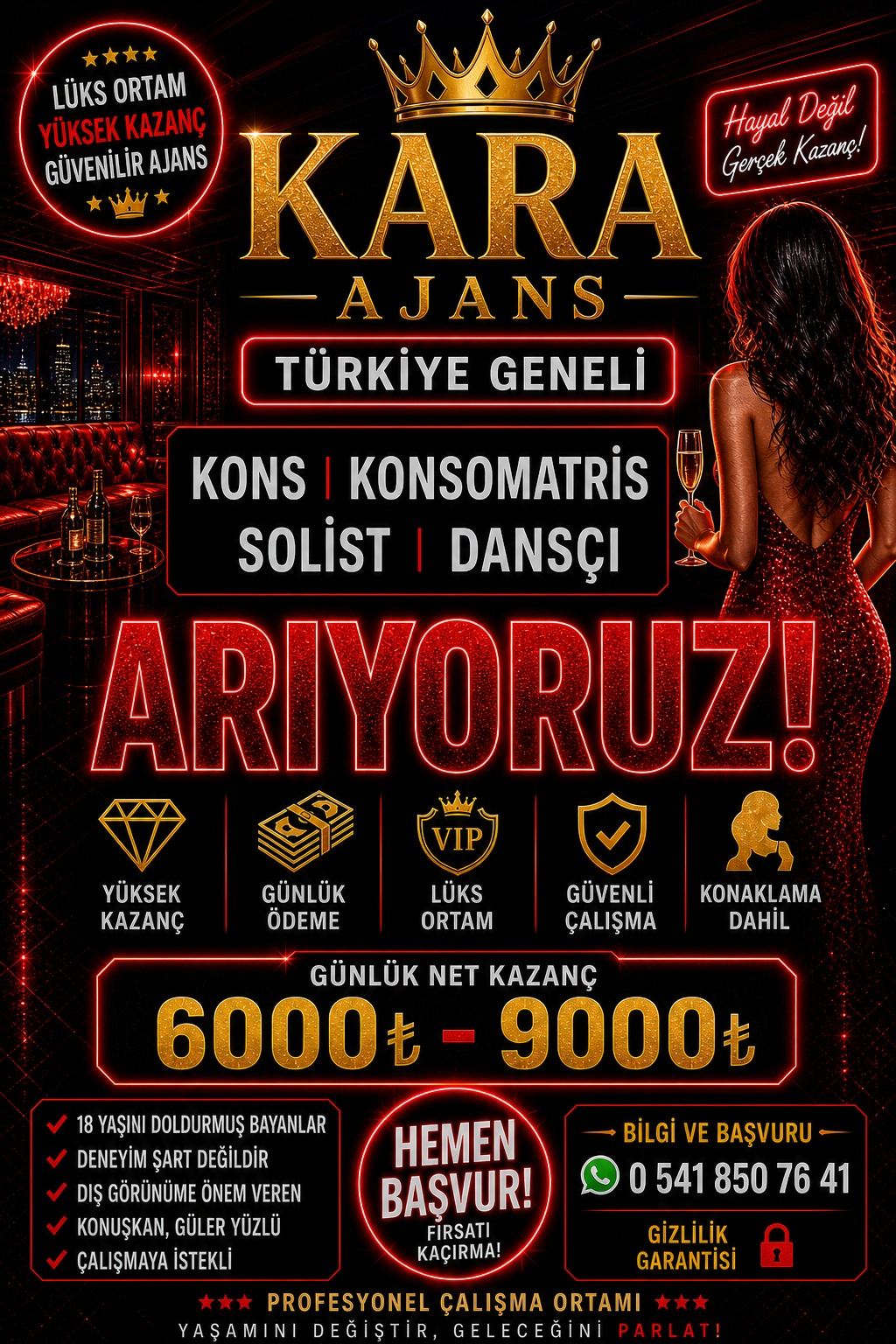 Kemalpaşa Kons iş ilanları 6.000 9.000 TL Net Kazanç